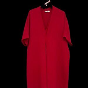 Vince Red crepe dress